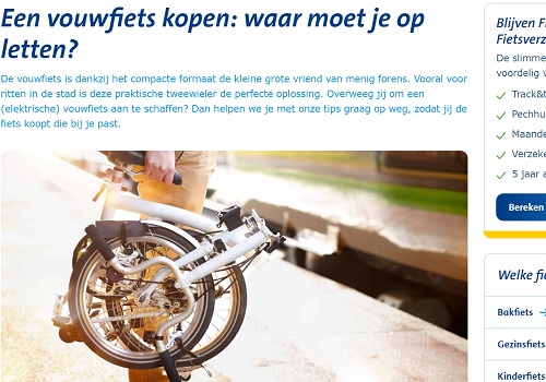 SEO-TEKST ANWB FIETSEN