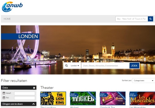SEO-Teksten attracties ANWB Tickets