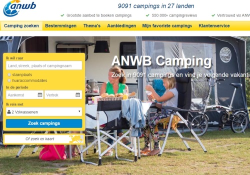 SEO-teksten bestemmingen ANWB Camping